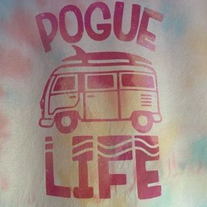 Pogue Life tie die shirt